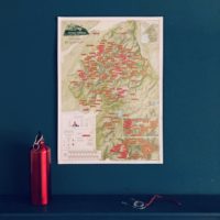 Snowdonia Scratch Map