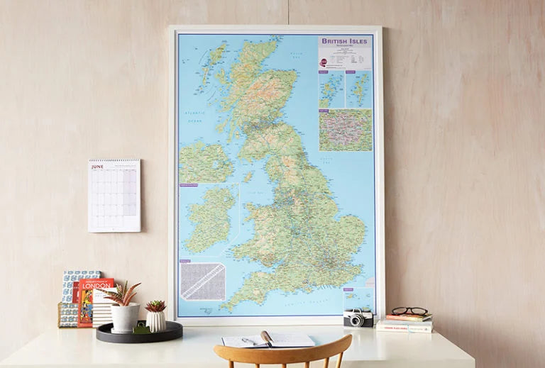 Why a British Isles Routeplanning Map is perfect for when lockdown eases