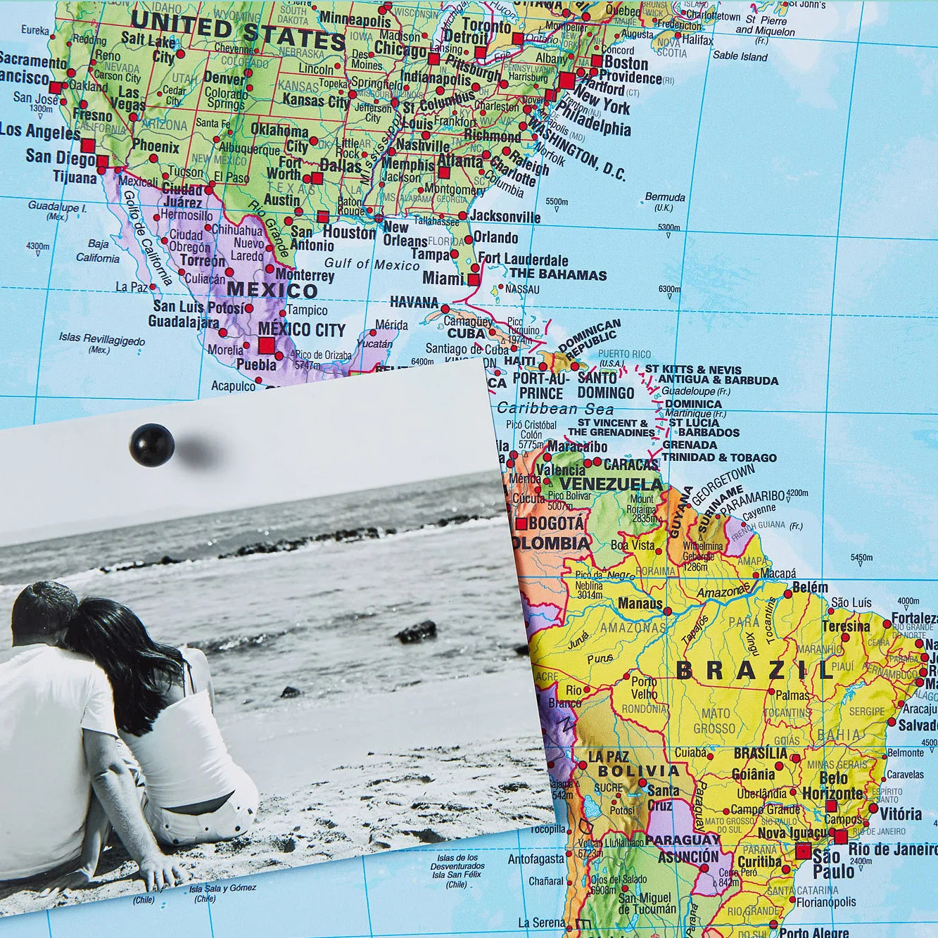 3 World Map Pinboard Styling Tips for your Inspiration