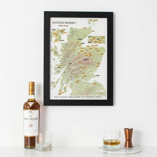 Challenge dad this Father’s Day, with ‘Collect and Scratch’ hobby map prints