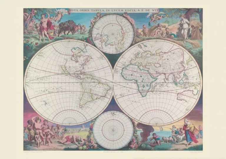 How Vintage World Maps can help you create the perfect contrast between old and new
