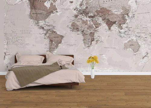 World Map Wallpaper – Designs To Suit Any Home