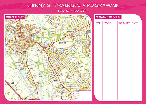 Personalised Running Route Map