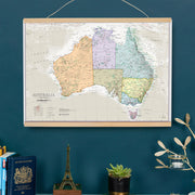 CM01750_S_LAMHB - Australia Classic Wall Map