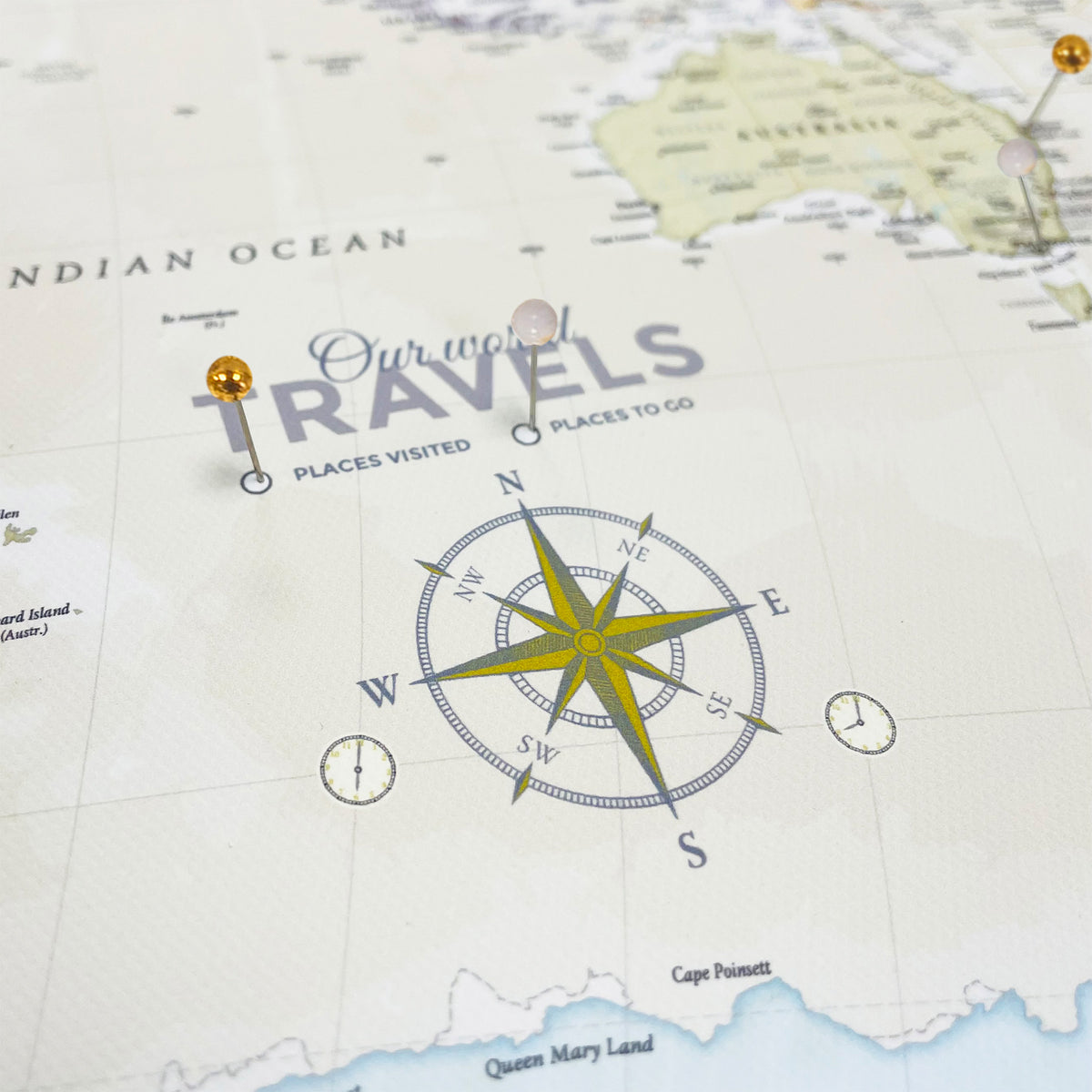 Pinboard Wall Maps