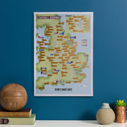 UK01618_3_SILKP - Scratch Off 92 Football Grounds 2026-27 Season Print