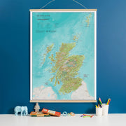 UK01736_M_LAMHB - Travel Wall Map of Scotland