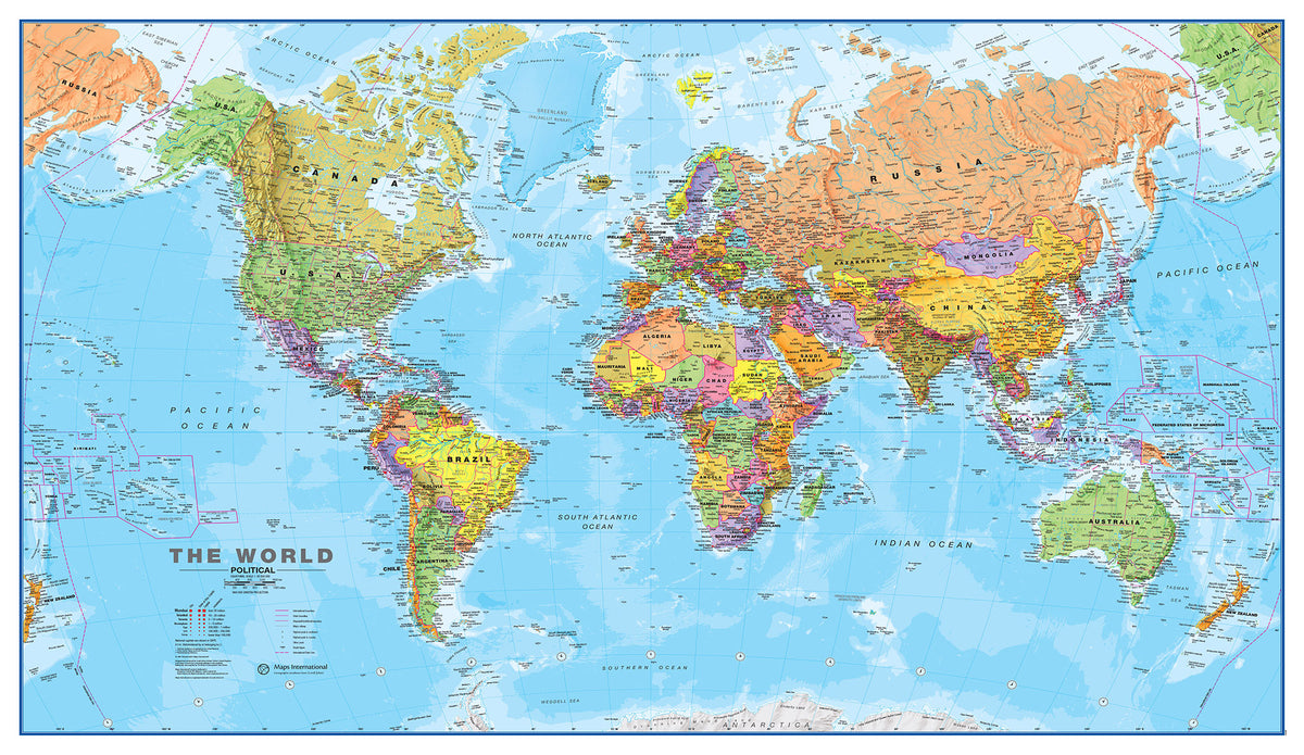 WM00001_H_LMBRD - World Political Map