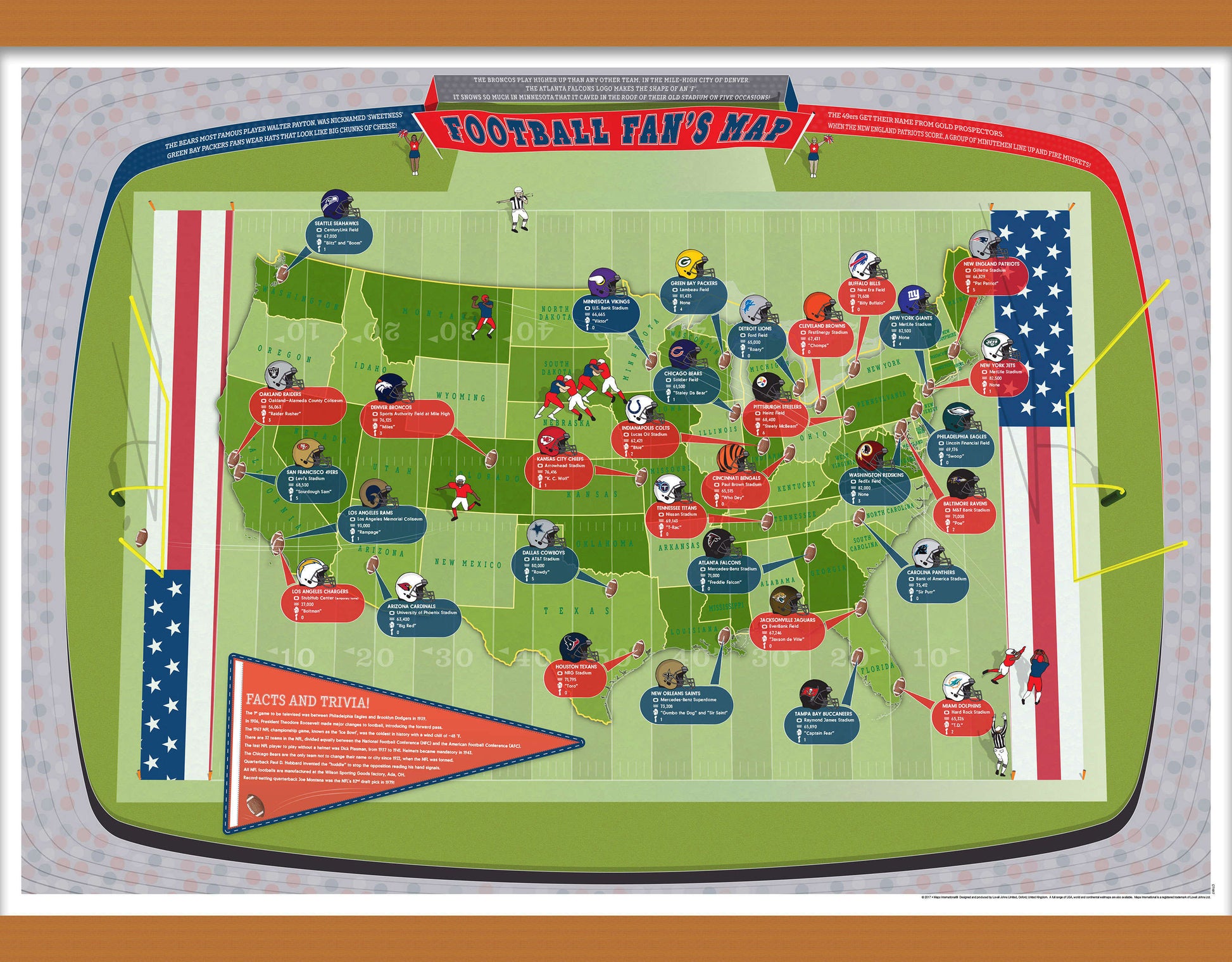 CM01617_M_LWDHB - American Football Stadiums Map