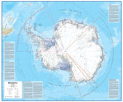 CT00015_LU_CANRL - Antarctica Wall Map Political