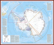 CT00015_H_LBDOK - Antarctica Wall Map Political