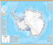 CT00015_LU_CWDHB - Antarctica Wall Map Political