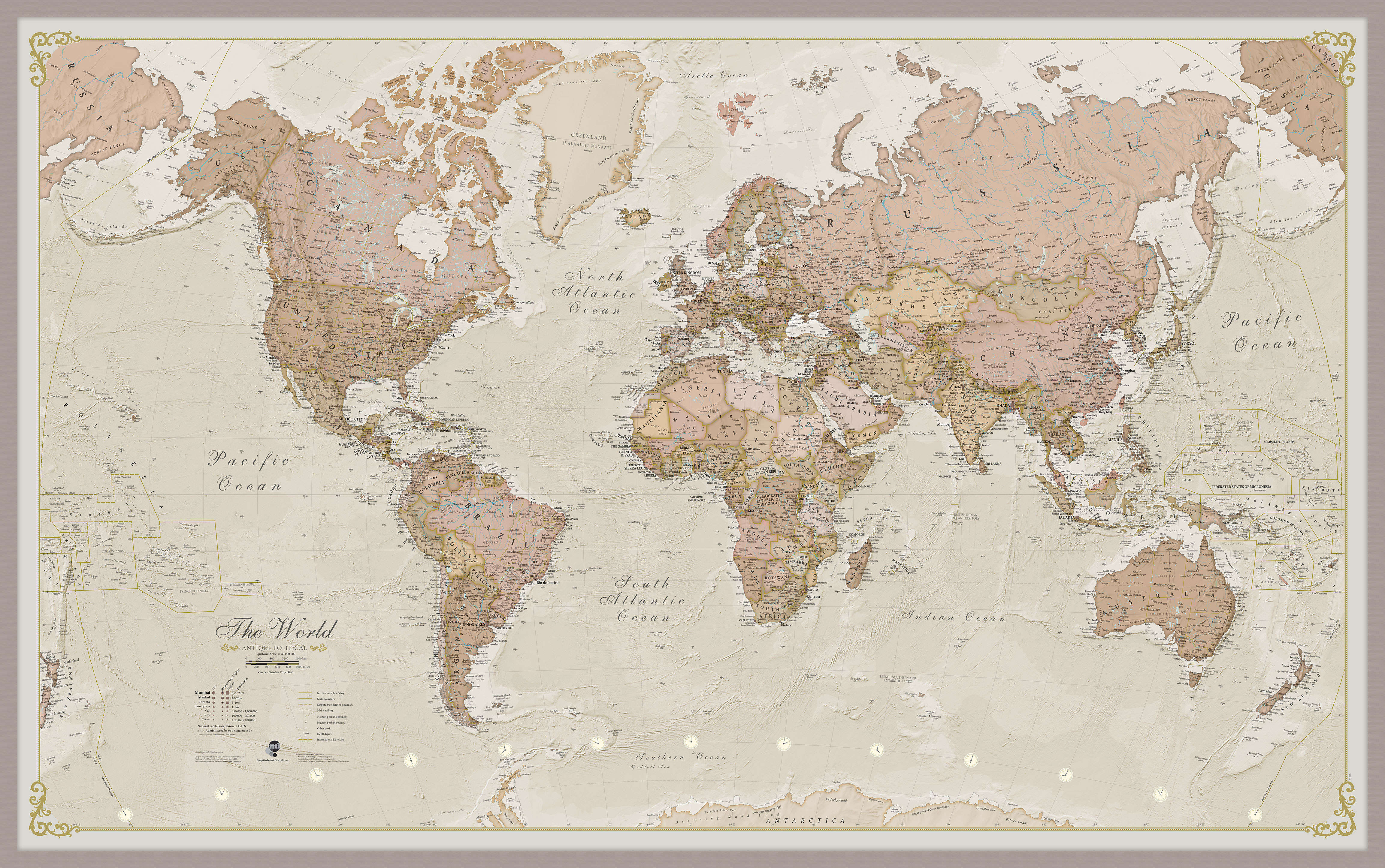 WM01164_H_LBDAL - Vintage Map of the World