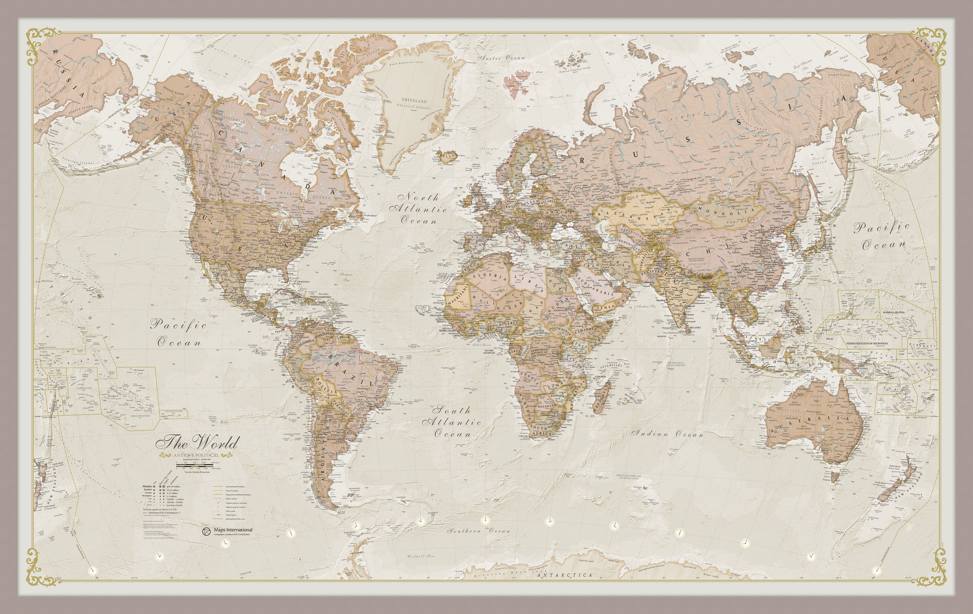 WM01164_S_PINAL - Vintage Map of the World