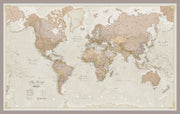 WM01164_M_PINAL - Vintage Map of the World