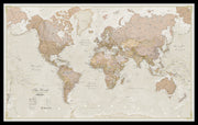 WM01164_M_PINBL - Vintage Map of the World