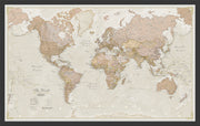 WM01164_S_WDBLA - Vintage Map of the World