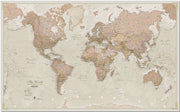 WM01164_M_PNBRD - Vintage Map of the World