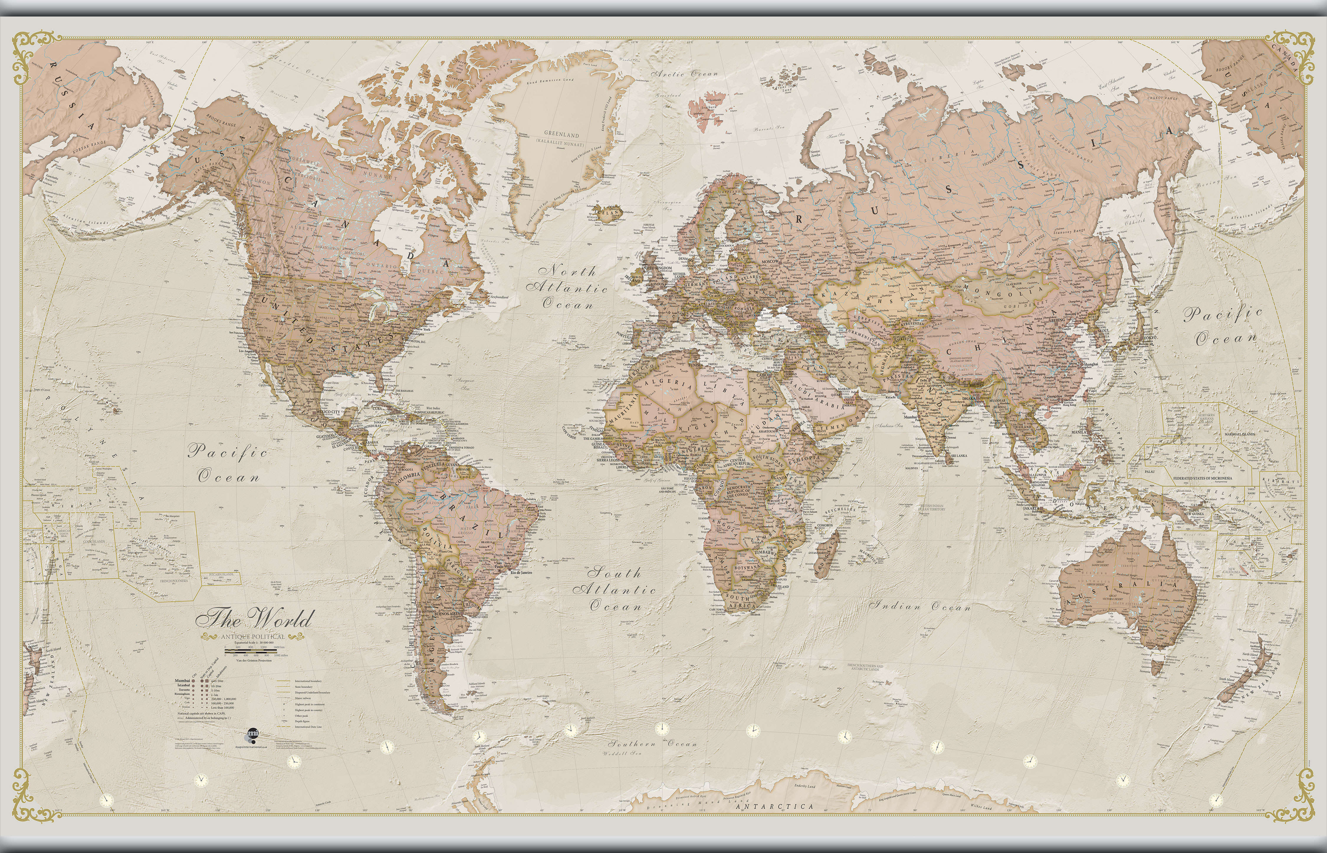 WM01164_H_CANHB - Vintage Map of the World