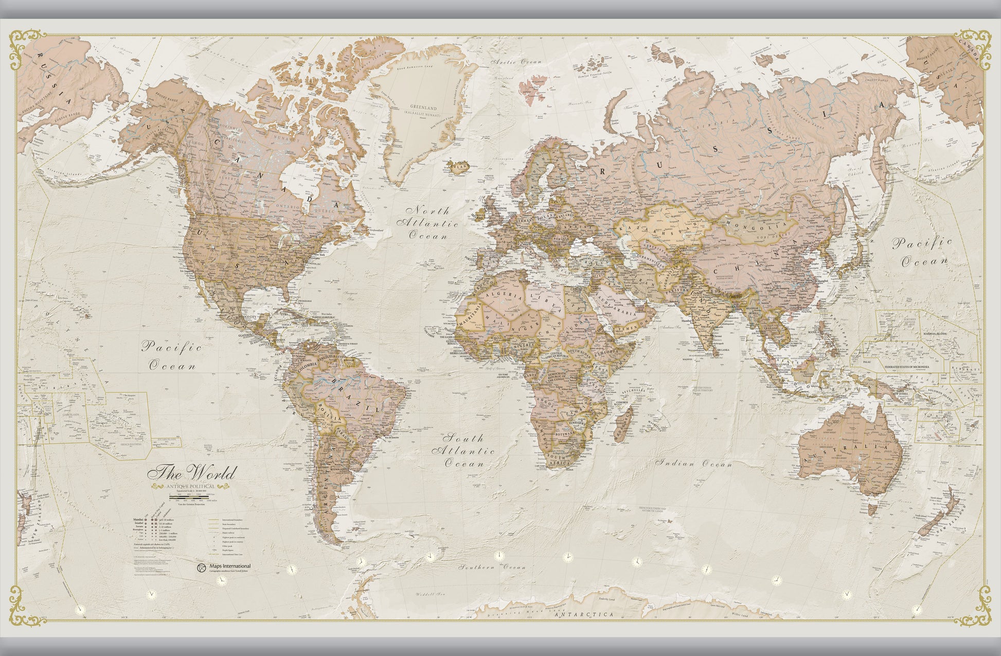 WM01164_M_LAMHB - Vintage Map of the World