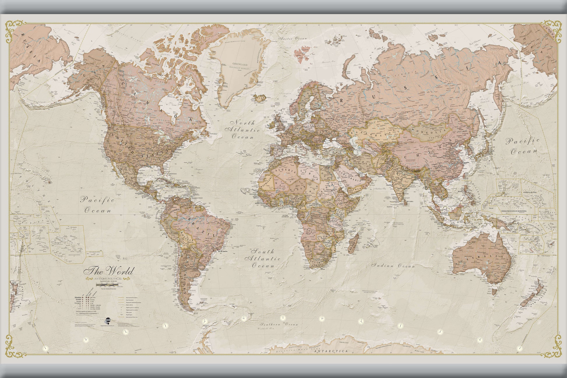 WM01164_M_CANHB - Vintage Map of the World