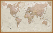 WM01164_L_LBWTE - Vintage Map of the World