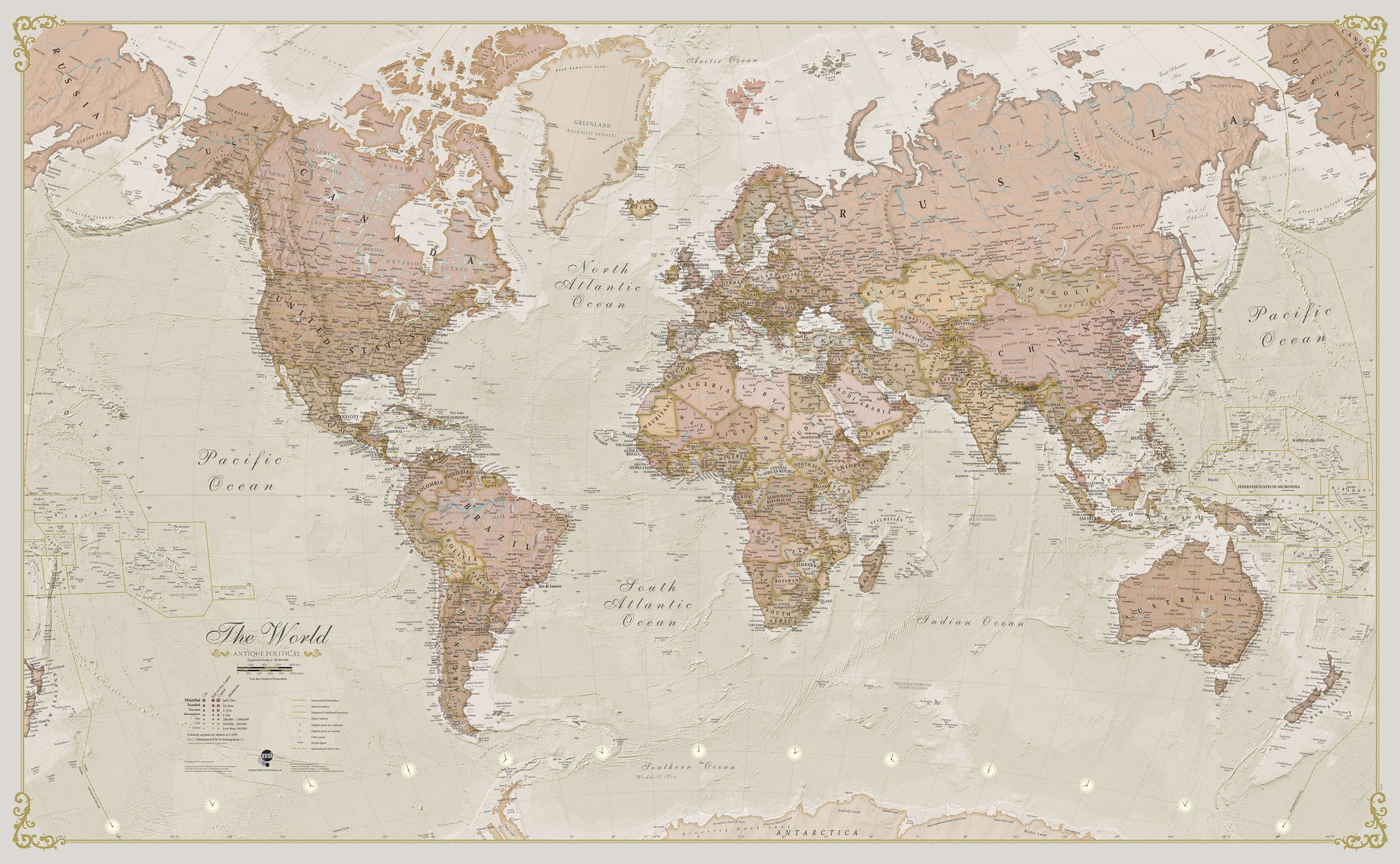 WM01164_H_CANRL - Vintage Map of the World