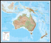 CT00408_H_LBDBL - Australasia Wall Map Physical