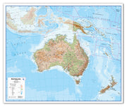 CT00408_LU_CANVA - Australasia Wall Map Physical