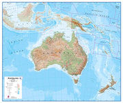 CT00408_L_CANRL - Australasia Wall Map Physical