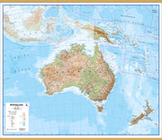 CT00408_H_LWDHB - Australasia Wall Map Physical