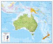 CT00017_H_LMBRD - Australasia Wall Map Political