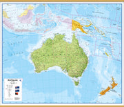 CT00017_LU_CWDHB - Australasia Wall Map Political