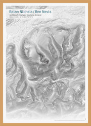 UK01747_S_WDOAK - Small Ben Nevis Topographic Contour Map Print