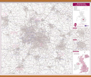 UK00761_L_LWDHB - Birmingham Postcode Sector Map