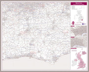 UK00764_L_LBDAL - Brighton Postcode Sector Map
