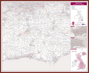 UK00764_L_LBDOK - Brighton Postcode Sector Map