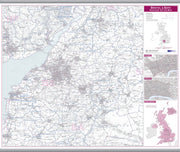 UK00765_L_LAMHB - Bristol and Bath Postcode Sector Map