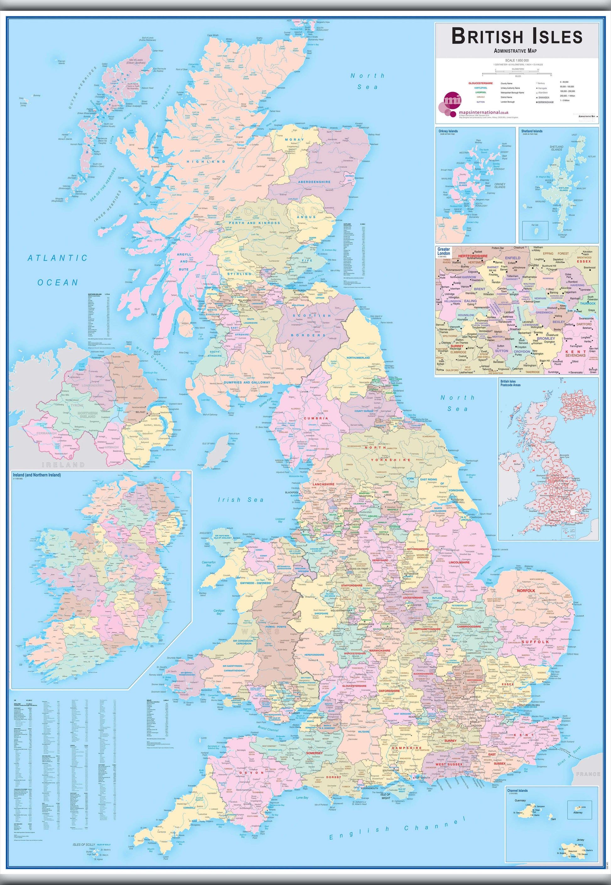 UK00263_L_CANHB - British Isles Administrative Map