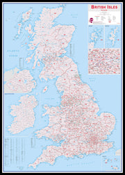 UK00264_L_LBDBL - British Isles Postcode Map