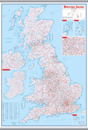 UK00264_L_LAMHB - British Isles Postcode Map