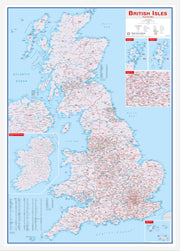 UK00264_L_WDWHI - British Isles Postcode Map