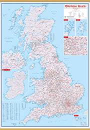 UK00264_L_LWDHB - British Isles Postcode Map