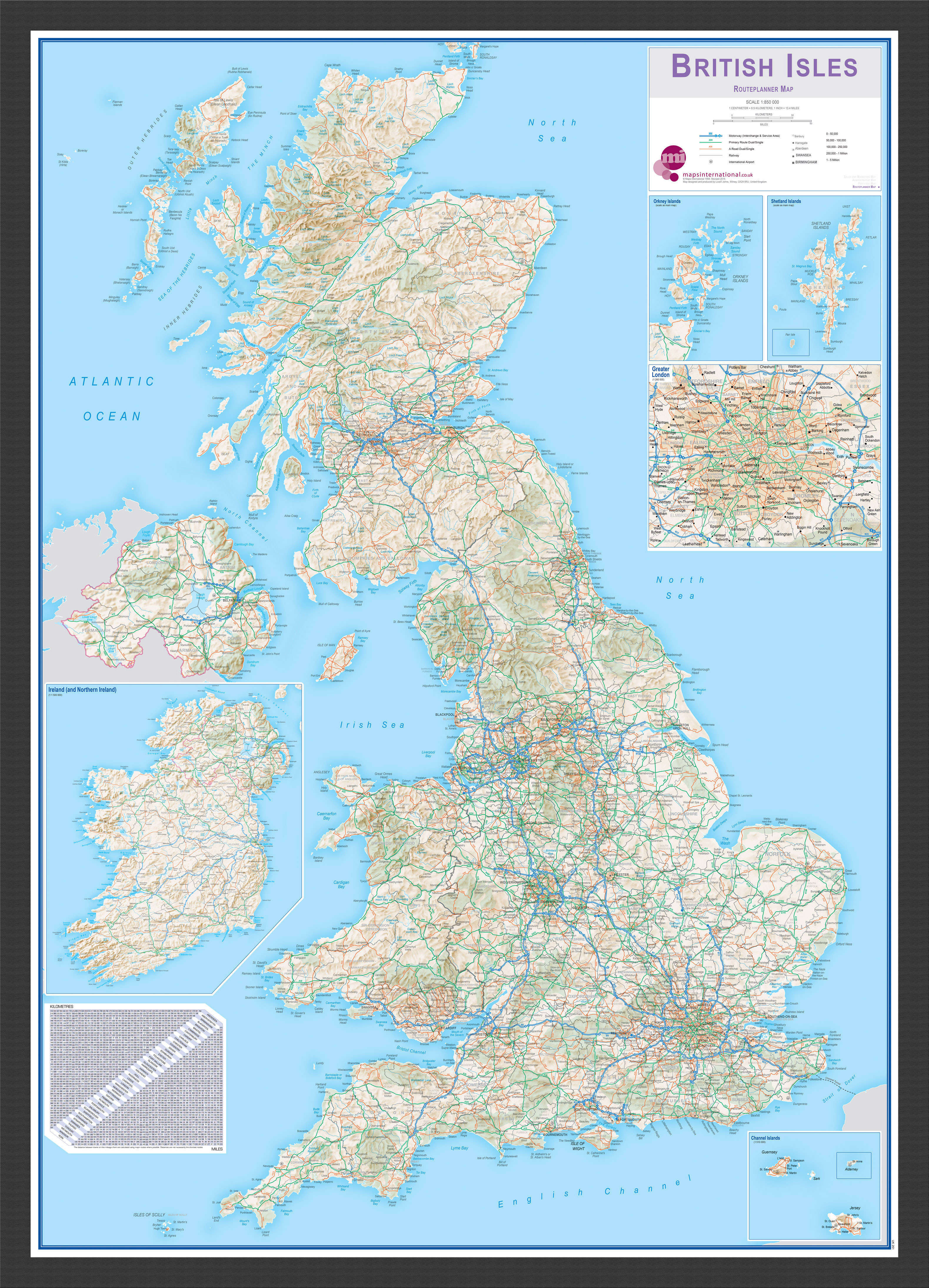 UK00261_M_BWBLA - UK & Ireland Roadmap (British Isles)