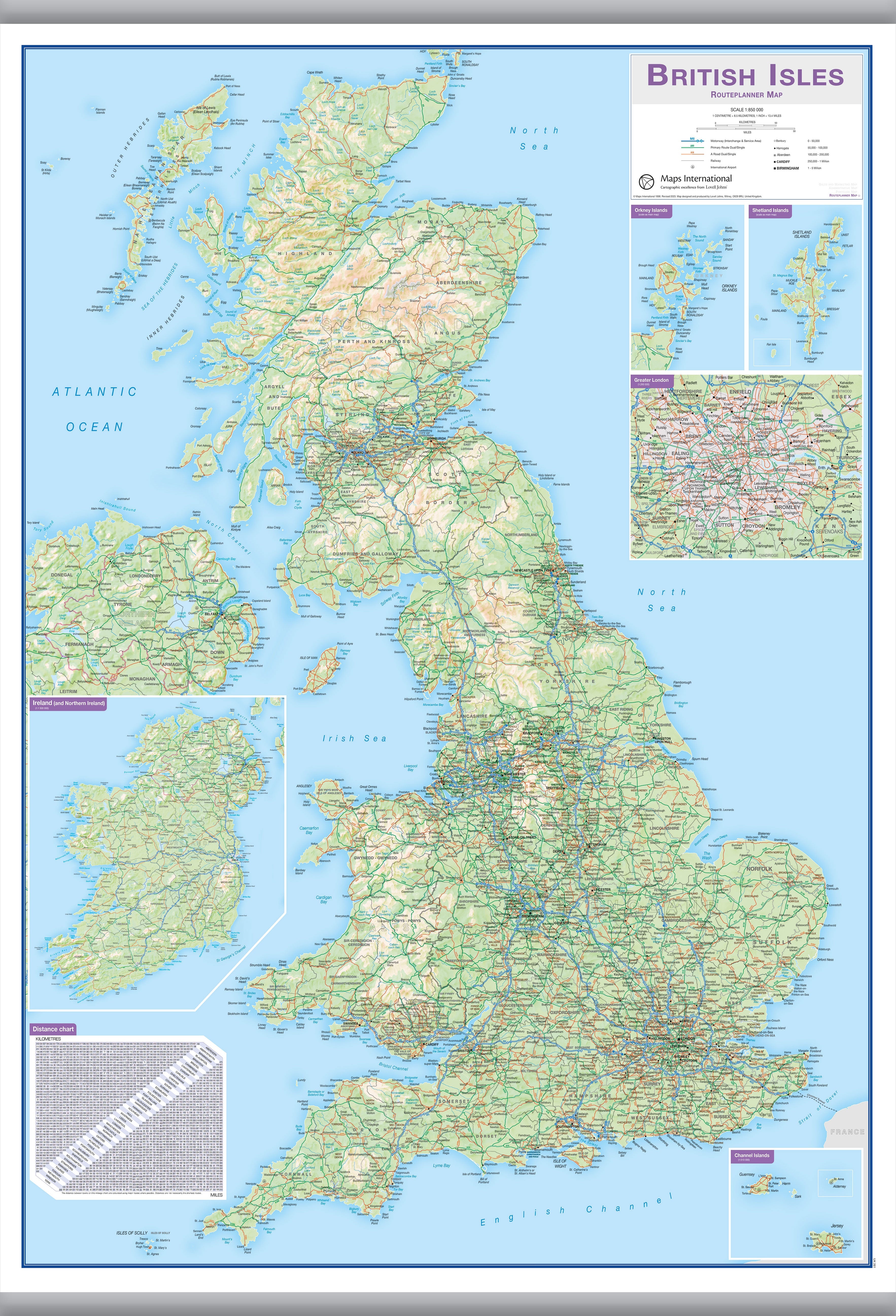 UK00261_L_LAMHB - UK & Ireland Roadmap (British Isles)
