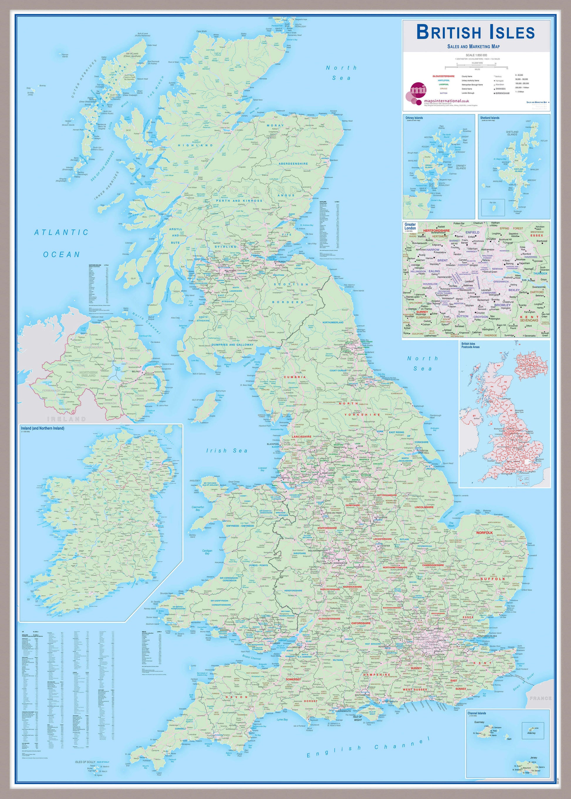 UK00262_L_LBDAL - British Isles Sales and Marketing Map