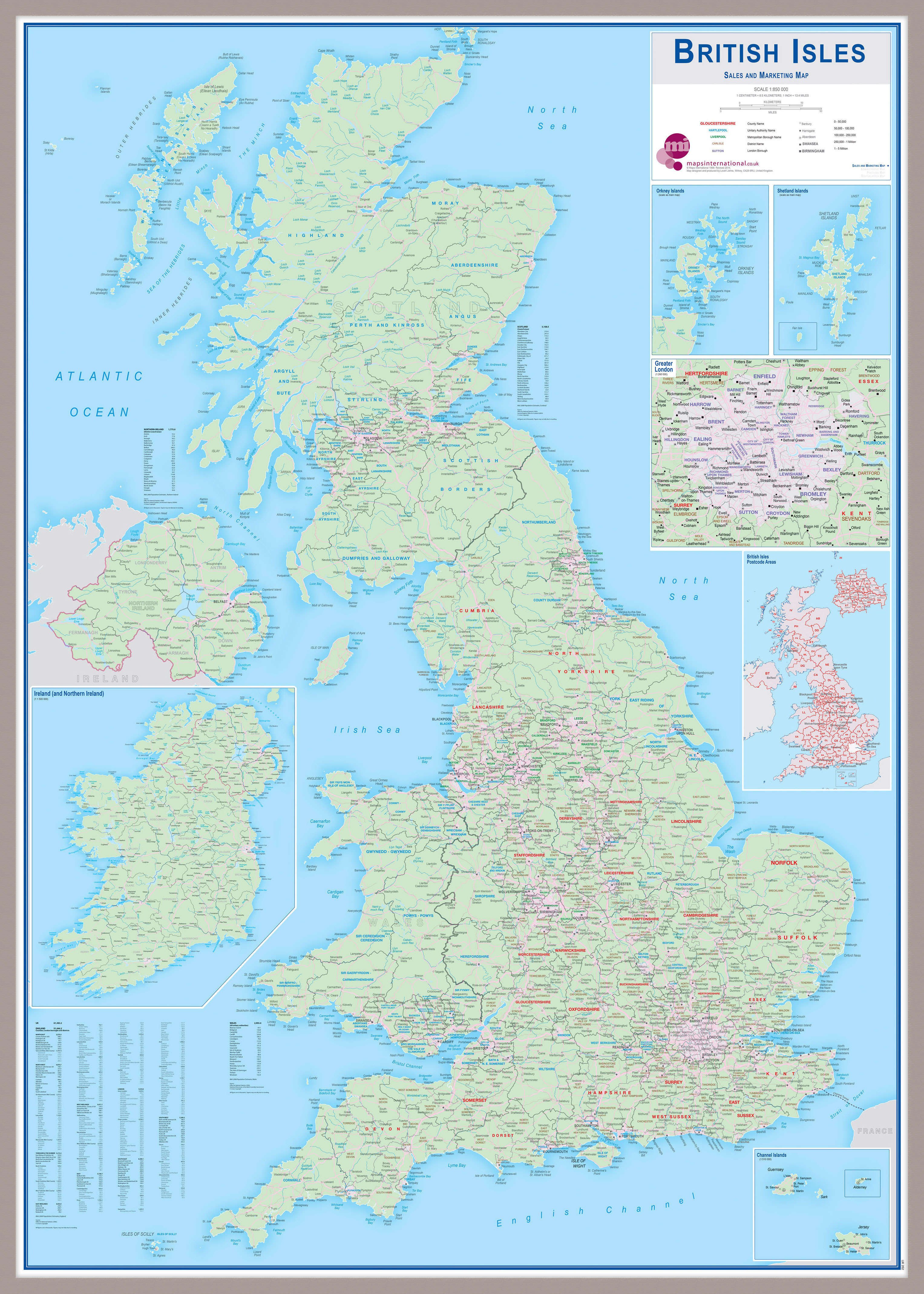 UK00262_L_LBDAL - British Isles Sales and Marketing Map