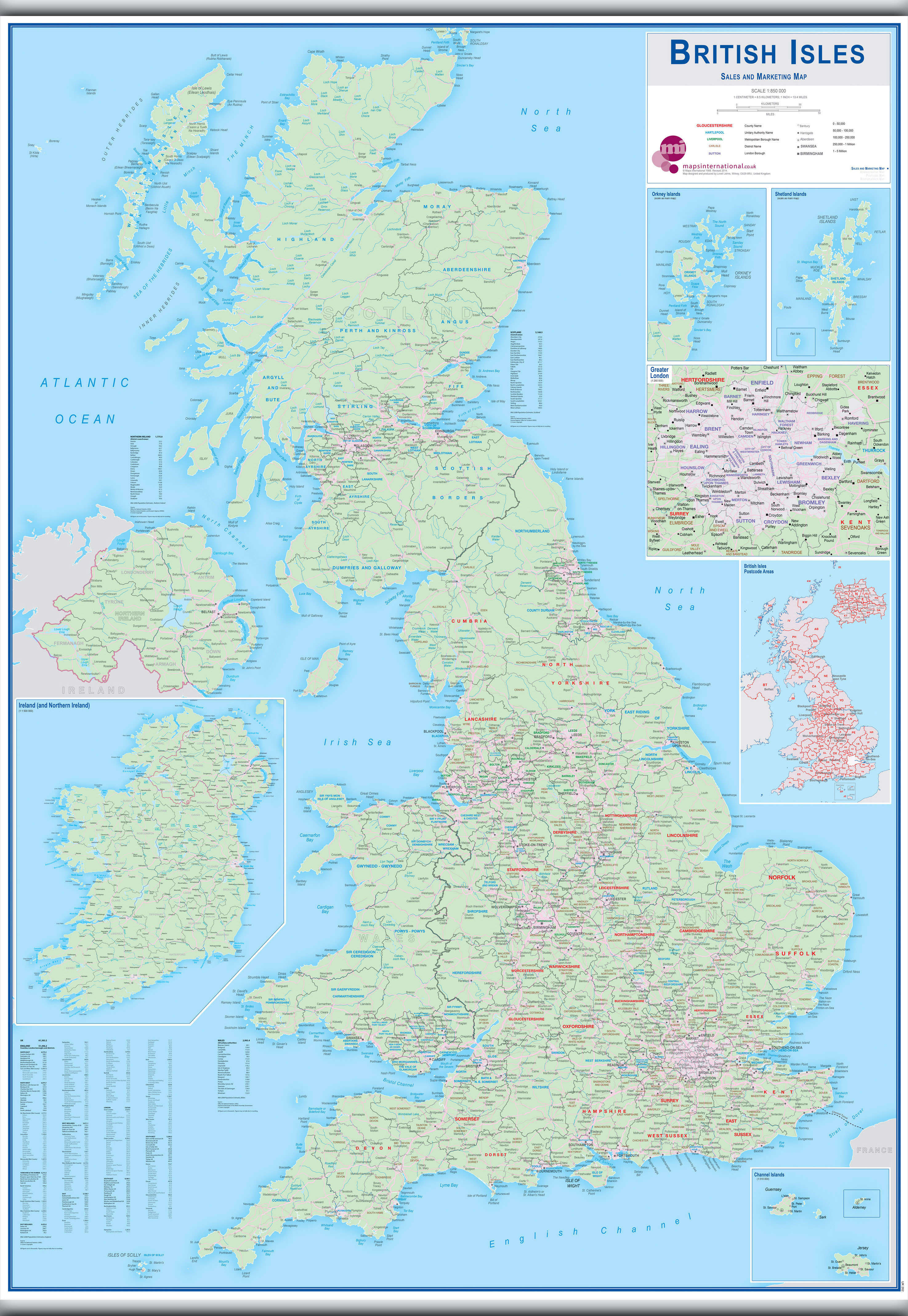 UK00262_H_CANHB - British Isles Sales and Marketing Map