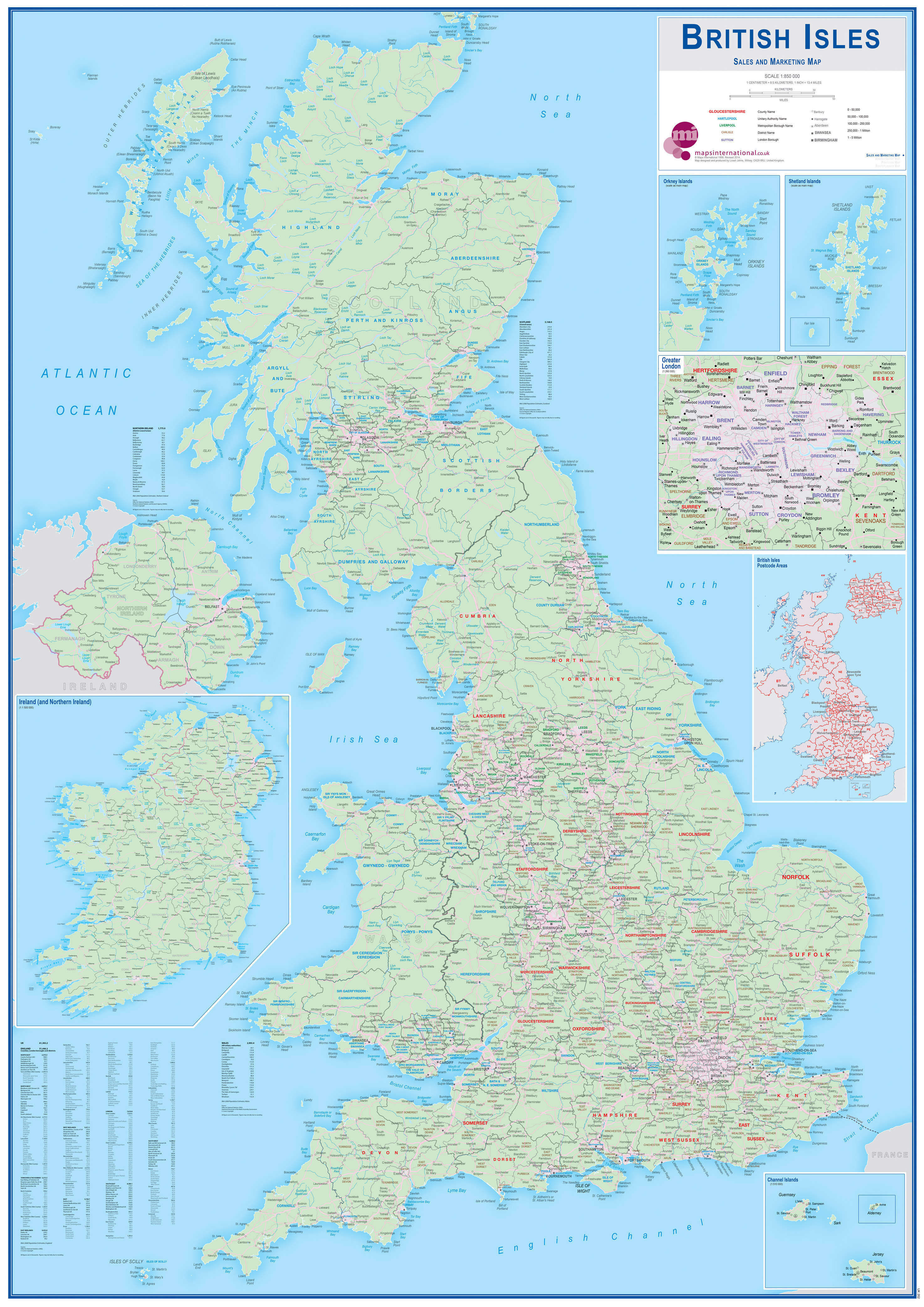 UK00262_H_CANRL - British Isles Sales and Marketing Map