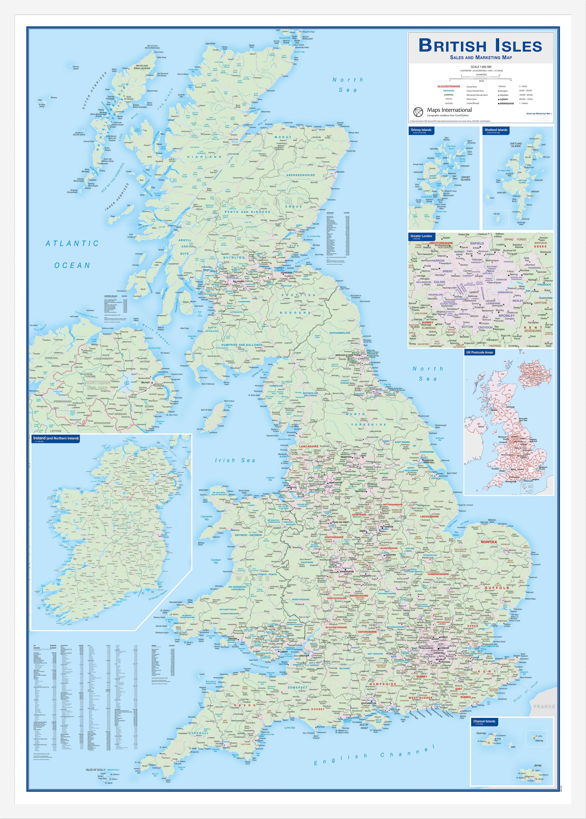 UK00262_L_WDWHI - British Isles Sales and Marketing Map